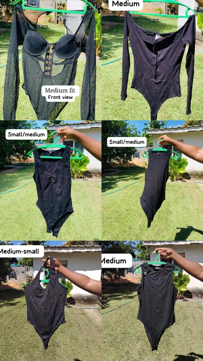 Body suit tops listed by Friendly pocket budget